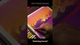 Soft Pastel Artwork - Relaxing Sunset #shorts screenshot 5