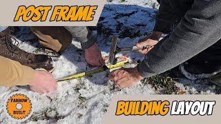 How to layout a post frame building.