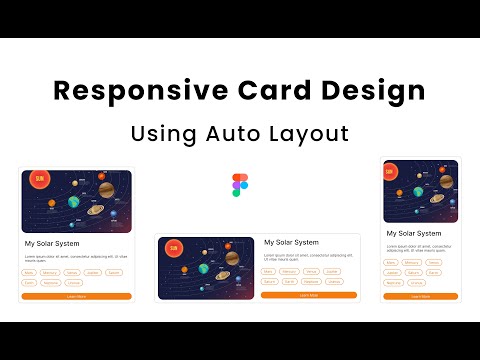 Design Responsive Cards with Auto Layout in Figma | Step-by-Step Tutorial