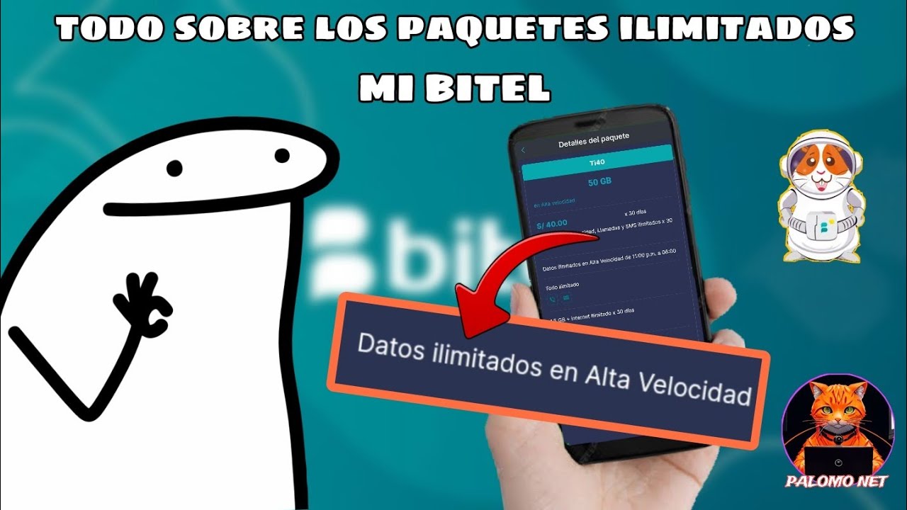 Datos ilimitados en alta velocidad! analizando los paquetes todo ilimitado de bitel 