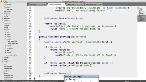 Social Network with PHP  Accepting friend requests 22 37