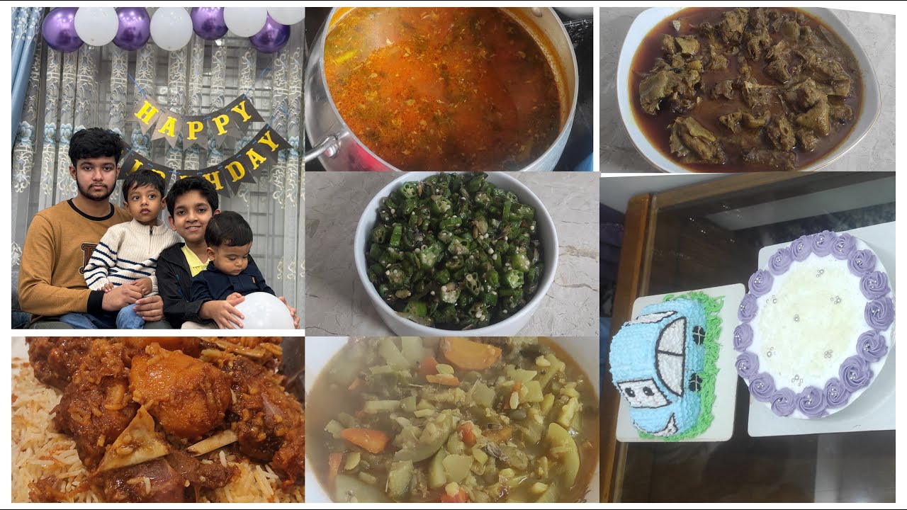 সাদামাটা রান্না থেকে বার্থডে আনন্দ।তেল ছাড়া টমেটোর টক রান্না। সবজি রেসিপি মাছ দিয়ে।সুলতান ডায়েন ভ্লগ