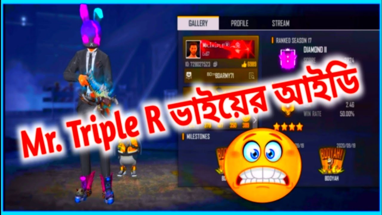 mr triple r id || Mr. Triple R Id Free Fire || mr triple r id code ...