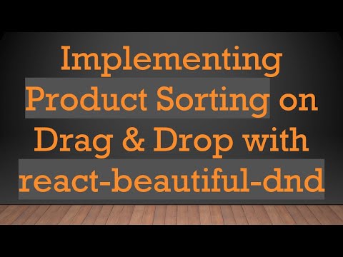 Implementing Product Sorting