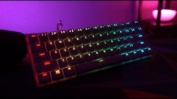RAZER HUNTSMAN Mini (Purple Switches)  / ASMR / Keyboard Typing Sounds