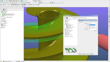 Blade Finishing with Spiral Option - PowerMILL 2012