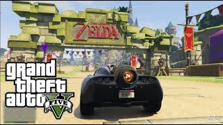 GTA5にマリオカート8DXのコースが登場！GTAの車で世界記録に挑む！