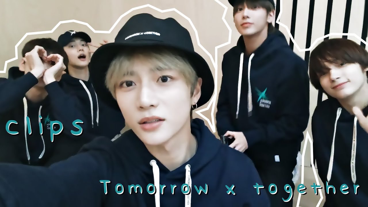 [HD] TOMORROW X TOGETHER (TXT) OT5 - clips for editing | Scene pack #1 + MEGA LINK