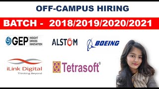 OFF-CAMPUS HIRING || BATCH - 2018/2019/2020/2021|| MUST WATCH OFF-CAMPUS HIRING || BATCH - 2018/2019/2020/2021|| MUST WATCH
