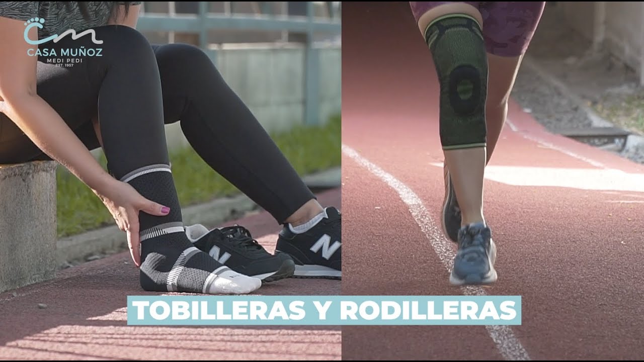 de tobilleras y rodilleras para corredores - YouTube