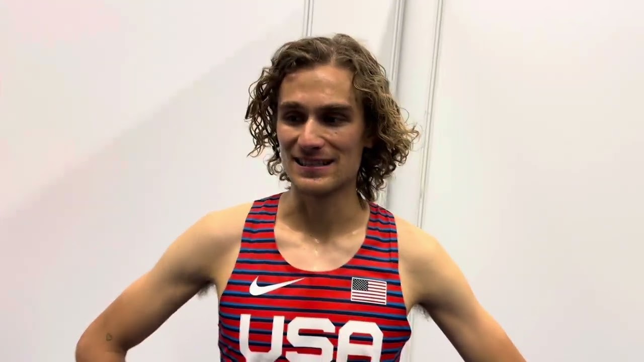 Olin Hacker wanted to run BRAVE at 2024 World Indoors and he did that and finished 5th