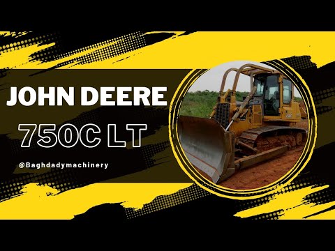 Dozer John Deere 750C LT Series II - YouTube