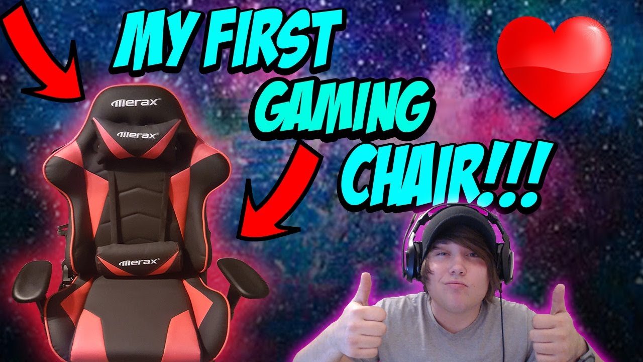 **NEW** UNBOXING MY FIRST GAMING CHAIR!!! I Sneak Peek at Set-Up - YouTube