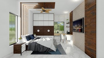 Master Bedroom Design | Interior Design | Home Interiors | Apartment Design | Lumion Animation