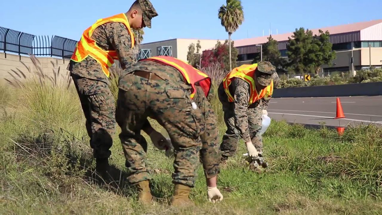 Marines clean up MCAS Miramar YouTube