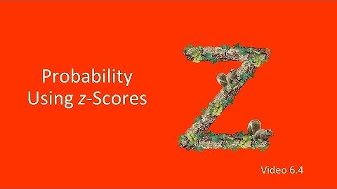 PSY 230 Video 6.4: Probability Using z Scores