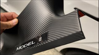 Tesla Model 3 Performance Carbon Fiber Door Sill