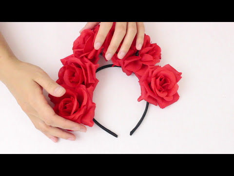 Video: Hoe Maak Je Een Haarband Met Bloemen