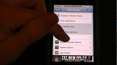 How to Hide Icons on Your Springboard (Ipod Customizing)