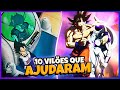 10 VILÕES EM DRAGON BALL QUE FIZERAM ALGO DE BOM