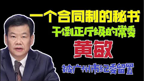 【国务院海外发言人】：一个合同制的秘书，扳倒了深圳市常务副市长黄敏。黄坤明北京五年，比不上广东半年。“台北时间2023.5.17 21:30” - 天天要闻