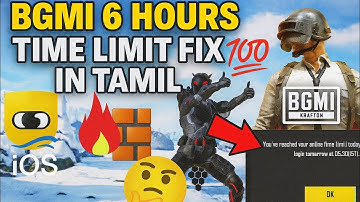 “BGMI 6 Hours Restriction Remove 😱 | No Ban Risk | Tamil Tutorial” #bgmi #bgmitamil #bgmiupdate