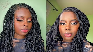 SOFT GLAM Start to Finish | tan/nude cut crease | * makeup and chill music * | naturalraven. screenshot 2