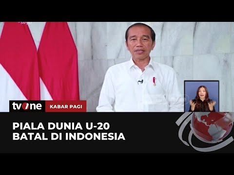 Piala Dunia U-20 batal di Indonesia, Presiden Jokowi: Jangan Saling Menyalahkan | Kabar Pagi tvOne
