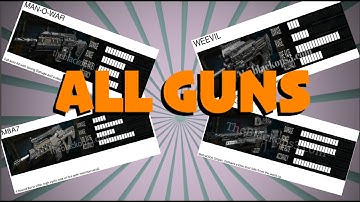 Black Ops 3 Multiplayer Beta All Guns / Weapons List