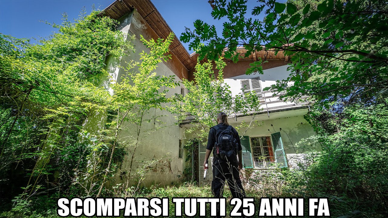 ABBANDONATA NEL 2000 LA VILLA DI UNA FAMIGLIA SCOMPARSA NEL NULLA! PERCHÉ LASCIARE TUTTO COSÌ?