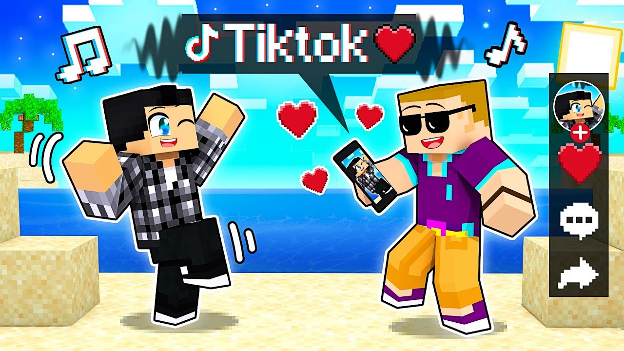 Utiliser TIKTOK dans Minecraft !