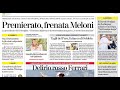 Rassegna stampa 27 maggio 2024 quotidiani nazionali italiani  prime pagine dei giornali di oggi