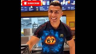🤯😂 Cristiano Ronaldo en  McDonald’s 🍔 y el Número 67👀