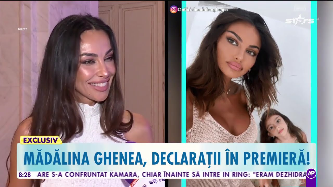 Mădălina Ghenea, primul interviu la întoarcerea în România