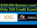 Major Game Changer! $200,000 with only 550 Credit Score! Meridian Management Group - Business loan