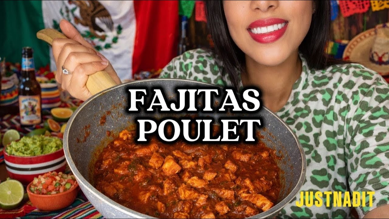Les meilleures fajitas au poulet (recette facile et rapide)