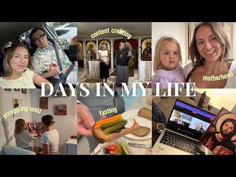 Wednesday-Friday Fasting Vlog as a New Orthodox Christian Family