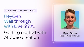 HeyGen Walkthrough with Live Q&A: Getting Started with AI Video Creation
