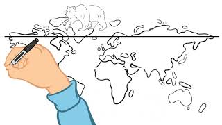 World map and climate zones