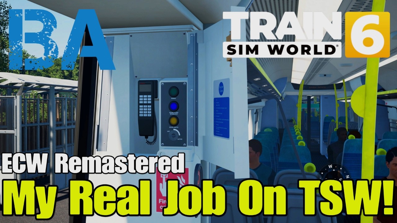 DOING MY REAL JOB ON TRAIN SIM WORLD - EAST COASTWAY REMASTERED - TRAIN SIM WORLD 6