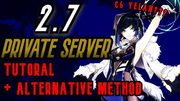 OFFICIAL Genshin Impact private server TUTORIAL/GUIDE