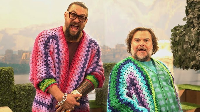 A Minecraft Movie's Jack Black and Jason Momoa Send Message to Gamers  (Exclusive) - YouTube