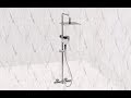 How to install the thermostatic shower mixer set?