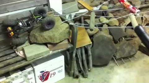 axial ax10 rc rock crawling in my garage #2. 2cwik4u #20