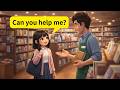 Shopping at the Bookstore📚 - Slow and Easy English For Beginners