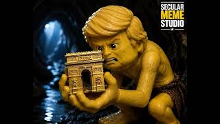 LEGO GOLLUM TRUMP PRECIOUS TRIUMPHAL ARCH