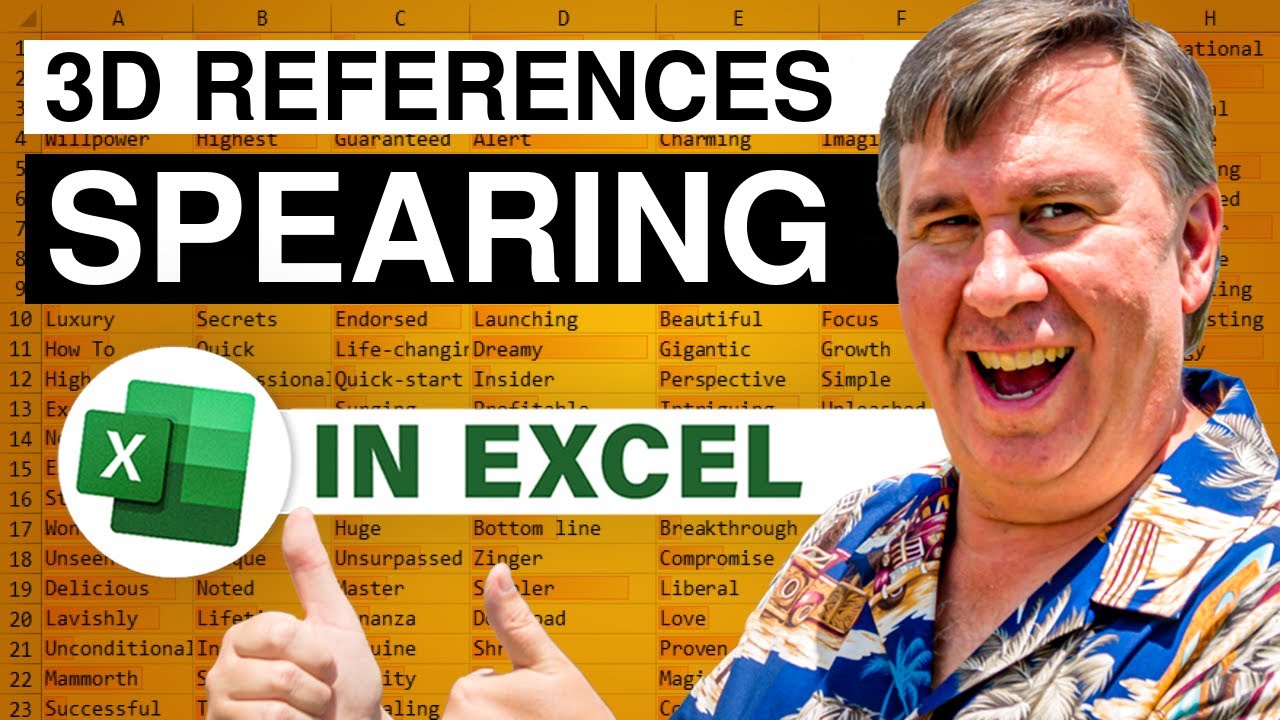 Excel In Depth - 3D References: Episode 1253 - YouTube