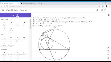 Olympiad Geometry Problem #33: Incenter, Angle Bisector, Midpoint