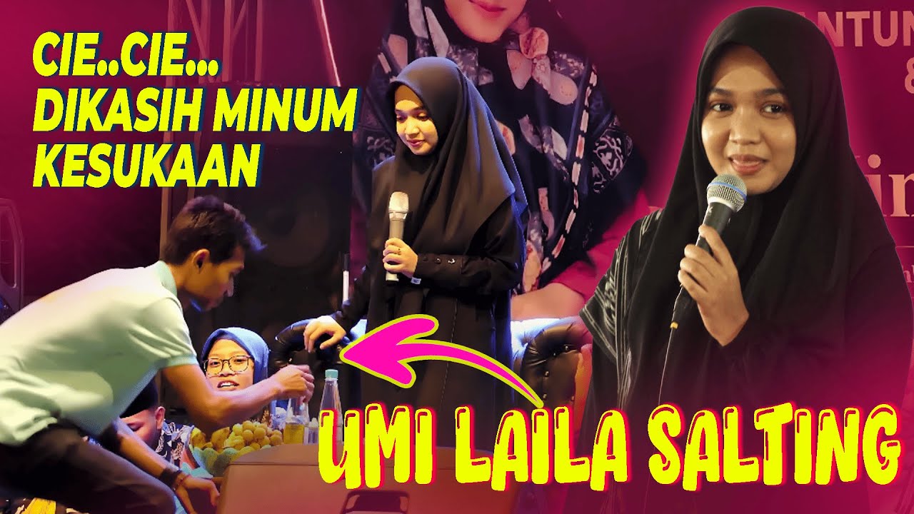 Ning Umi Laila SALTING Berat 😅 Dikasih Minuman Kesukaan Sama Pemuda Ganteng!