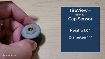 TireView by P.S.I. Tire Pressure Monitoring System Cap Sensor